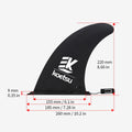 4.5/8/9/9.5/10Inch Surfboard Fin SUP Accessories Stand Up Paddle Board Slide-in Fin Detachable Surf Water Wave Fin Stablizer