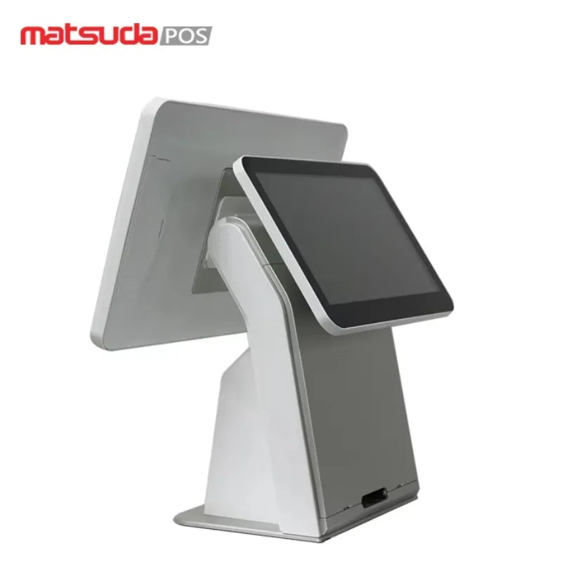 2026 High Quality 15.6" Dual Touch Screen Cash Register All In One POS System