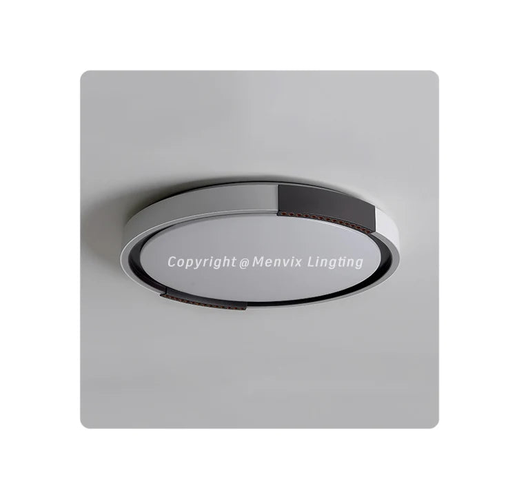 Modern LED Ceiling Lamp Bedroom Study Fixture Round White Home Art Design Indoor Decoration Living Room Lights Lustre Lighting