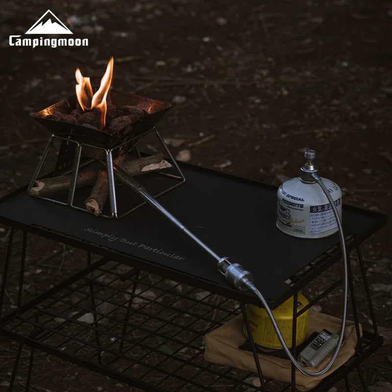 Campingmoon XD-6 Stainless Steel Fire Torch for Outdoor Camping and Barbecue Camping Gear