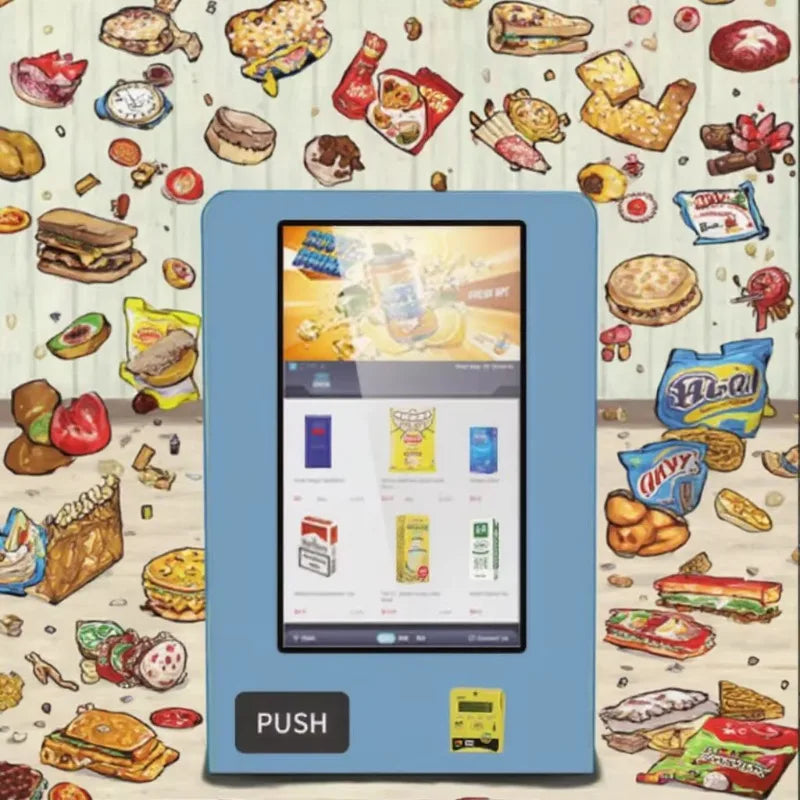 Wall-installed Self-service Kiosk 32 Inch Touchscreen All-in-one Payment Tcg Game Card Vending Machine for Airport Lounge Custom