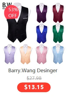 Barry.Wang Luxury Silk Mens Shirts Jacquard Floral Long Sleeve Formal Casual Breathable Male Blouses Wedding Business Prom Gift