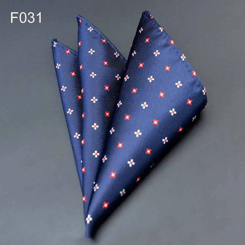 41 Colors Men's Handkerchief Plaid Dot Paisley Hankies Hanky Business Pocket Square Chest Towel 25*25CM
