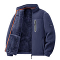 2026 Men's Outdoor Fleece Jacket Autumn Winter Thickened Polar Fleece with Added Insulation New Season Warm Casual Coat