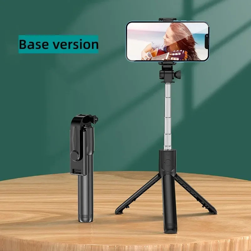 Wireless Bluetooth Selfie Stick Tripod Stand Extendable Universal Mobile Phone Holder For Live Streaming Selfie Video Recording
