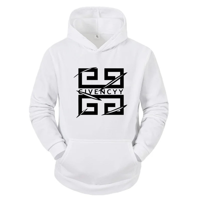 Autumn/Winter Men's 2025 Fashion Fun Pattern Printed Harajuku y2k Hoodie Casual Street Women's Fashion Street Outdoor Hoodie