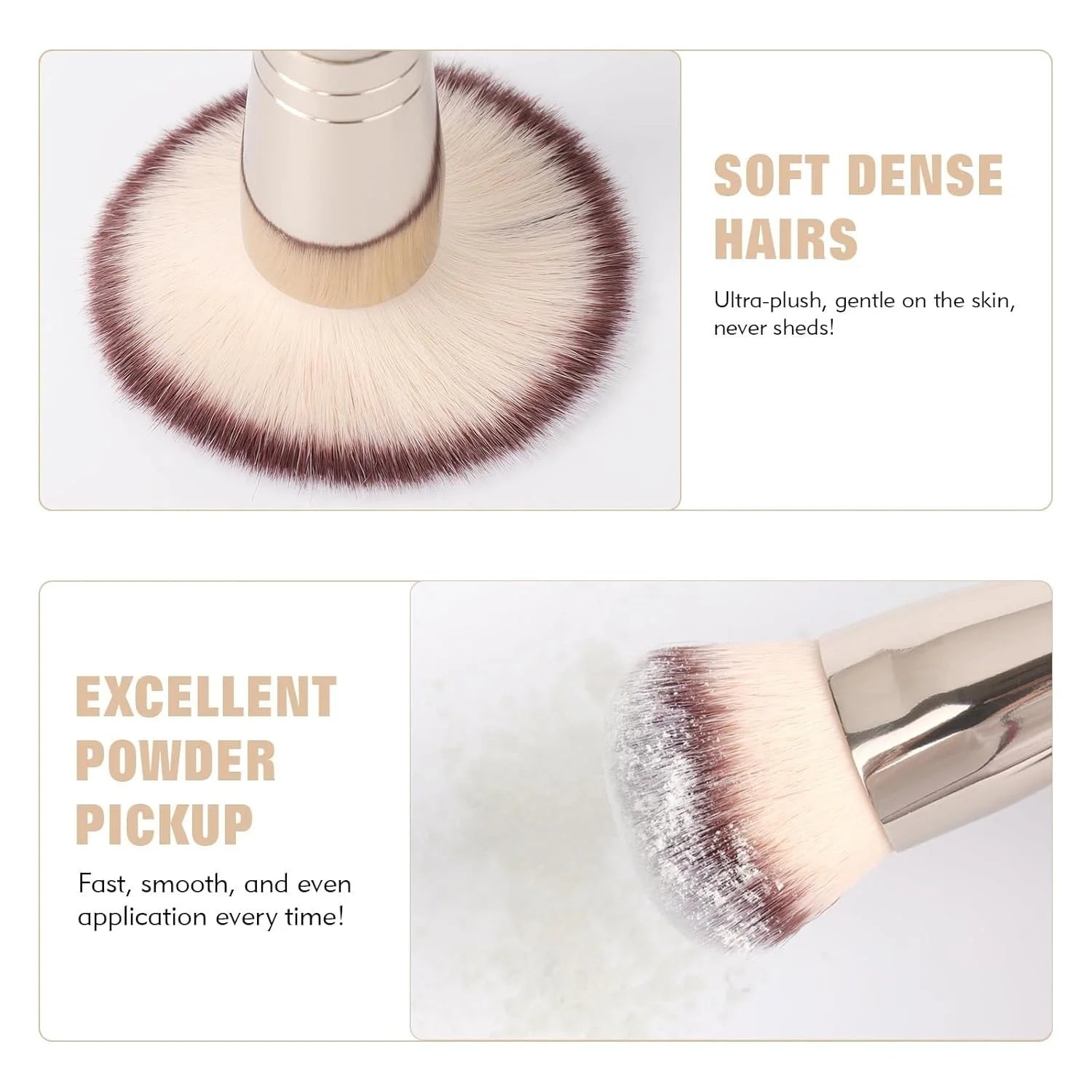 New Dual-Ended Foundation Brush Double-Ended Powder Blush Concealer Brush Contour Brush Blush Brush Makeup Brush Professional