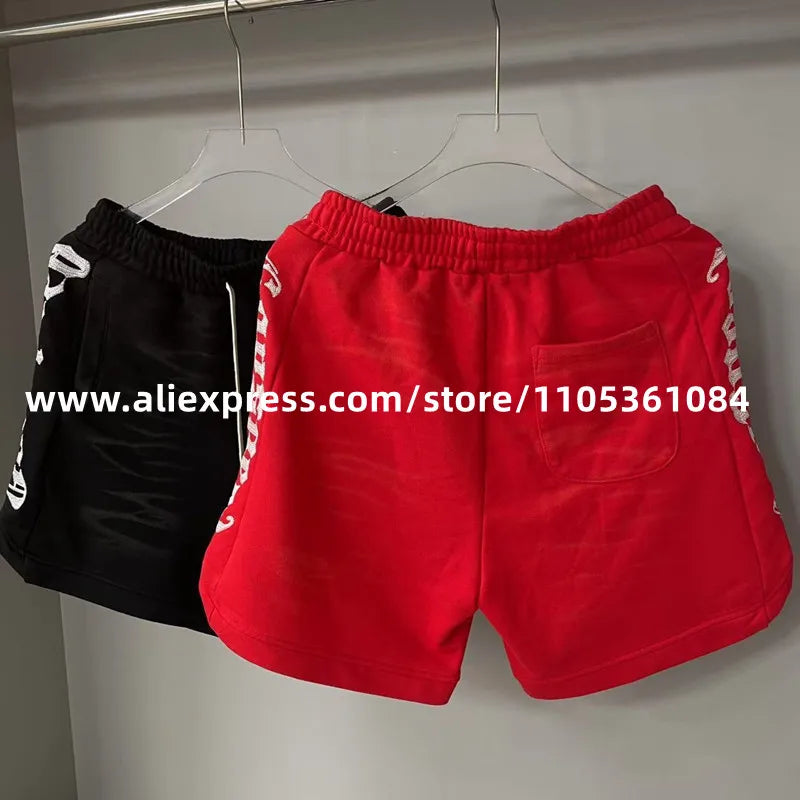 Red Black Casual Godspeed Letter Shorts Drawstring Versatile Cotton Printed Hip Hop 1:1 Good Quality Unisex GODSPEED Short Pants