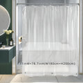 Shower Curtain Transparent PEVA Transparent Shower Curtain Bathroom Accessories Comes With 3 Magnets And 12 Anti-rust Grommets