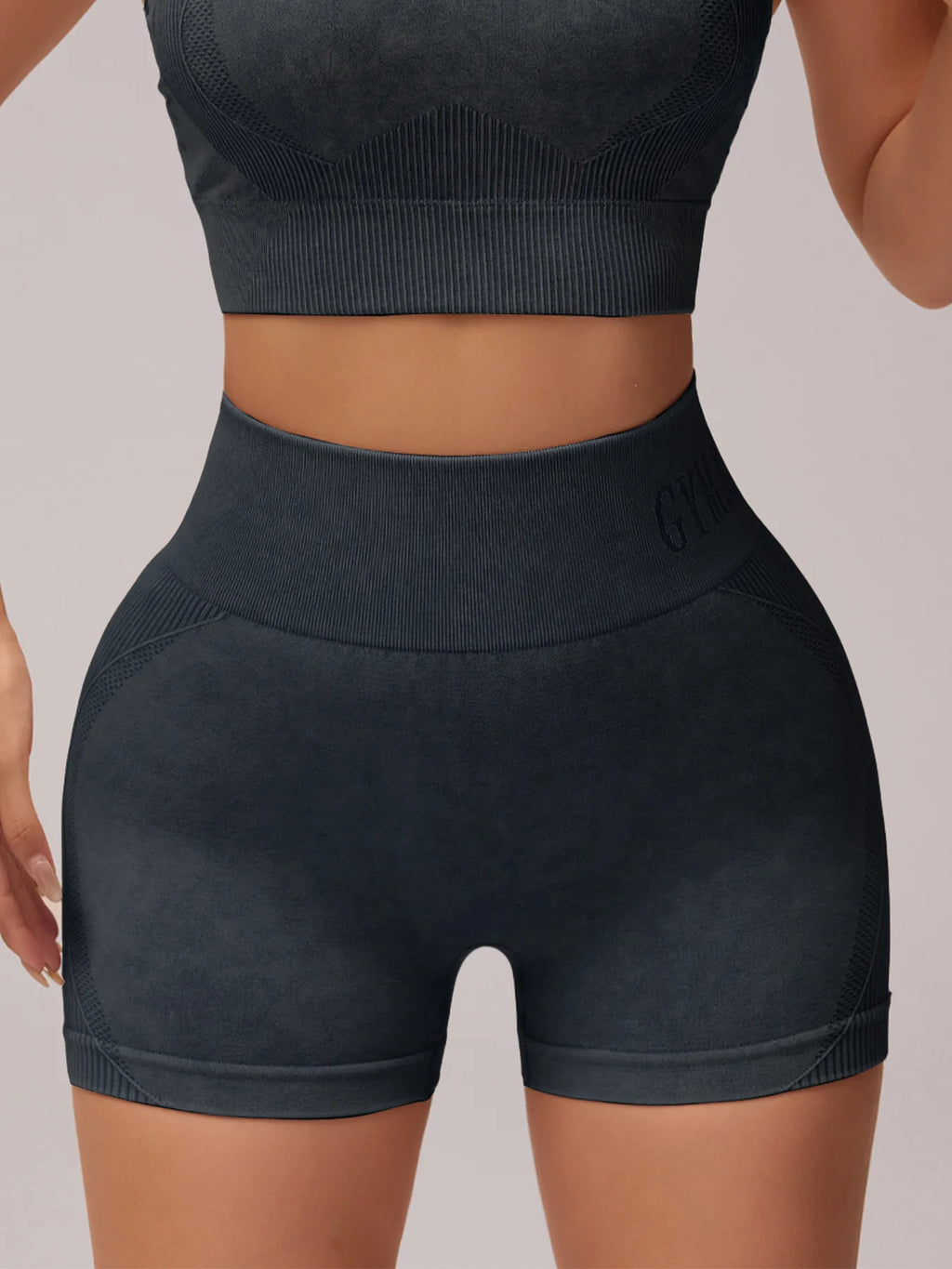 Women Sand Wash High Waist Tummy Control Butt Lifting High Stretch Slim Yoga Shorts Wear Outside Run Gym Workout  Sports Pants