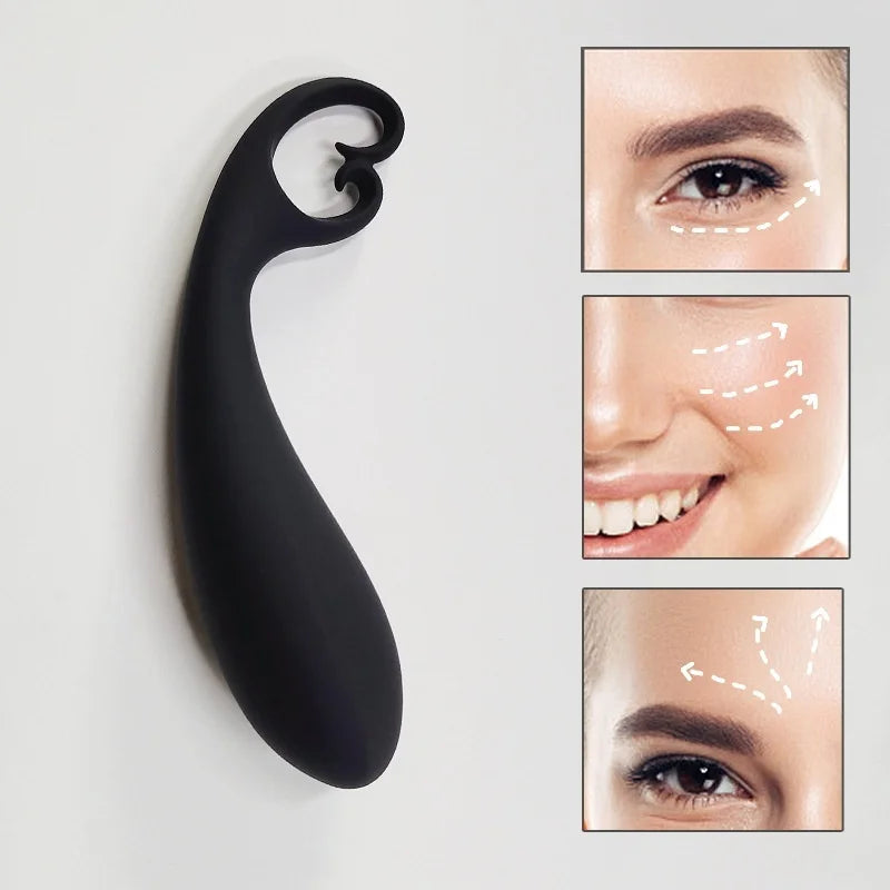 Black Beauty Face Massager Home Skin Care Massage Full Body Muscle Massage for Shower Skin Care Perfect for Holiday Gifts