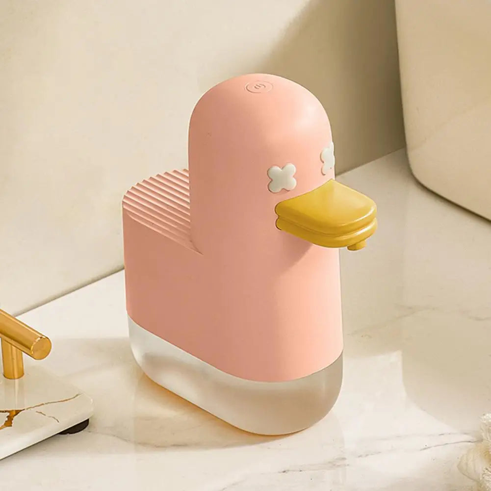Automatic Foaming Rechargeable Soap Dispenser with 1200mAh Battery Touchless PIR Sensor Cute Indicator Light Foam Soap Dispenser