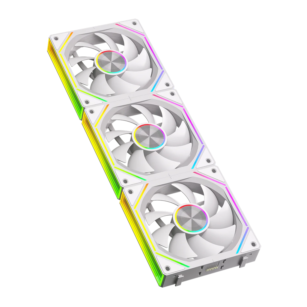 Power Train X-GAMERX PRISM 8RS ARGB Fan 800-1800RPM CPU Cooling Fan PWM Quiet Integrated Building Block Case Fan