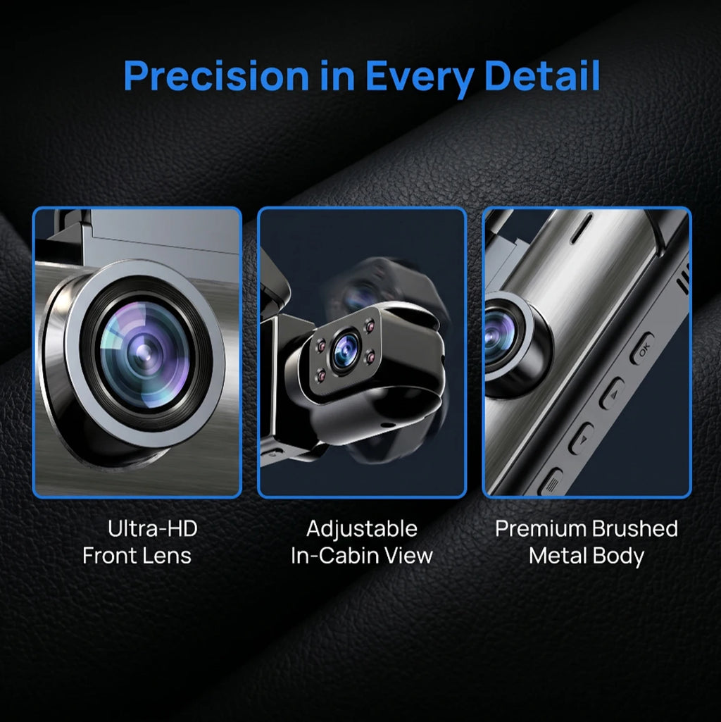 HD 1080P Dual Camera Dash Cam for Car with IR Night Vision Car dvr Loop Recording Wide Angle Lens Car Camera Recorder