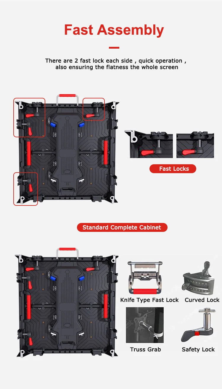 P3 Led Video Wall Complete System Ecran Geant Advertising Boards Ledwall Outdoor Screen for Mobile Dj Booth Advertising Boards