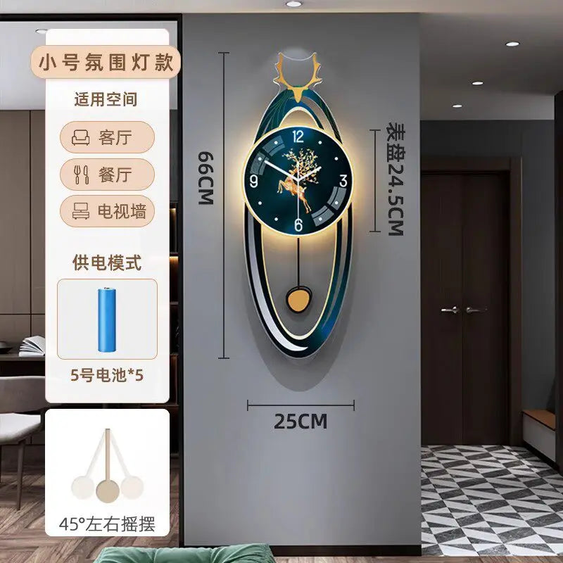 Digital Living Room Wall Clocks Modern Interior Aesthetic Design Wall Watch Xenomorph Creative Reloj De Pared Home Decoration