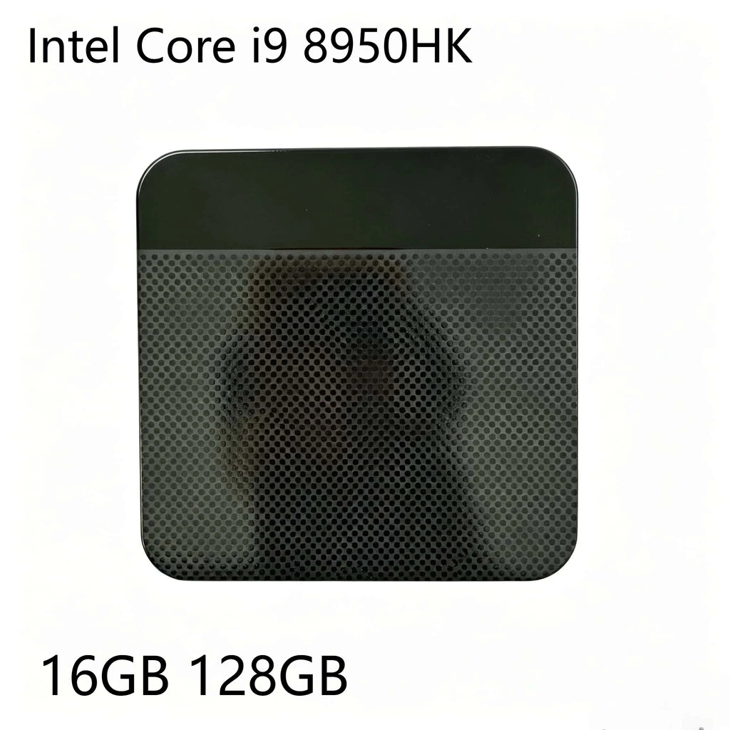 Intel Core i9 8950HK Portable Mini PC Triple 4K Display 16GB DDR4 WiFi6 BT5.2 Silent Cooling Home Office Desktop Pro Fast
