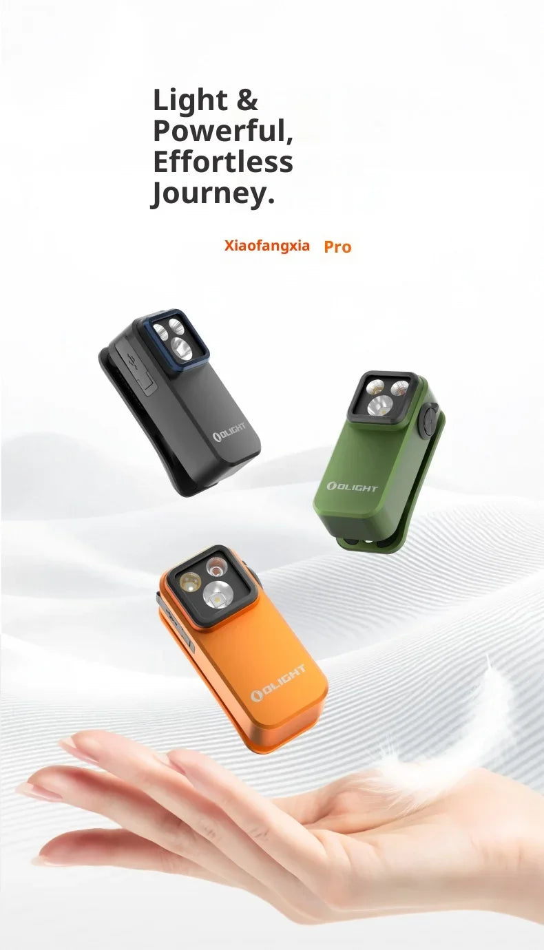 OLIGHT Oclip Pro S Mini Flashlight 600LM EDC Portable Headlight with 5 Light Modes Emergency Signal for Outdoor Use Outdoor Gear