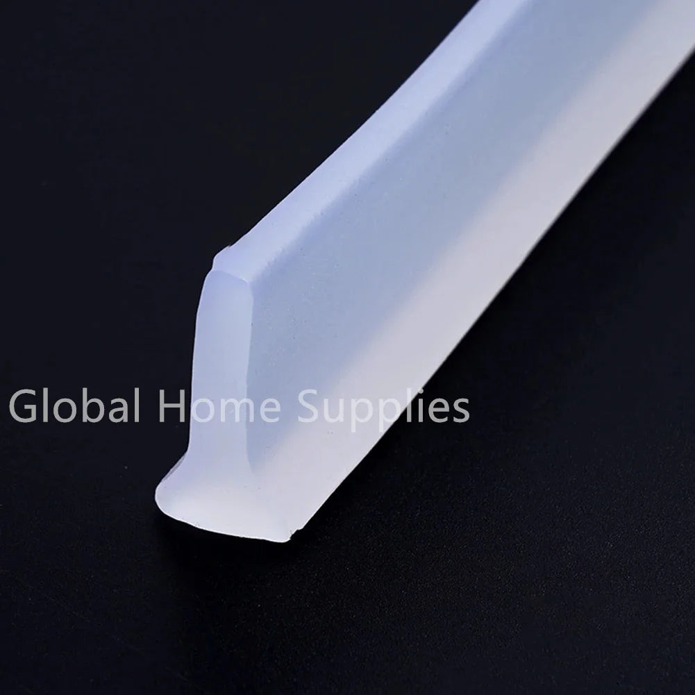 0.5-6M Bathroom Water Stopper Silicone Retaining Strip Water Shower Dam Flood Barrier Dry And Wet Separation Blocker