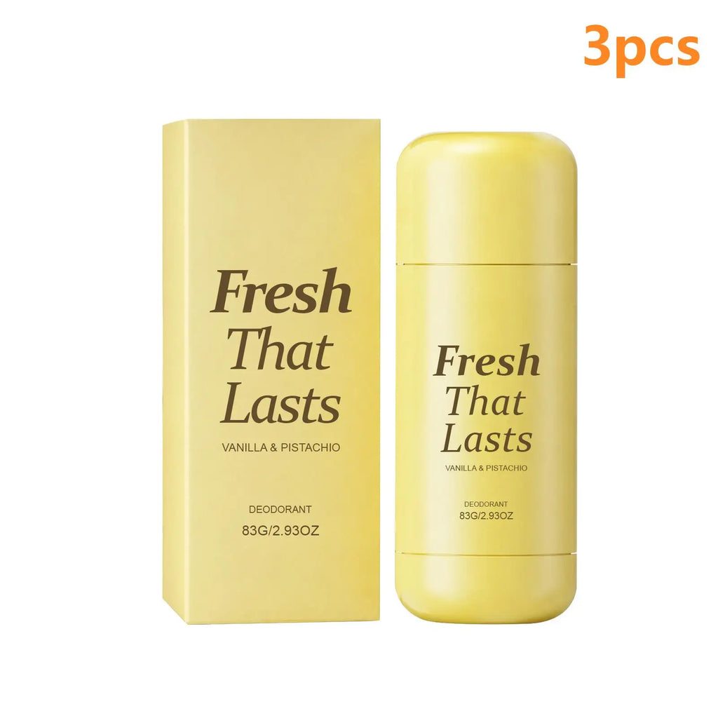 Vanilla Deodorant Stick Anti Odor Remover Refresh Moisturizing Skin Brightening Kojic Acid Turmeric Antiperspirant for Women 83g