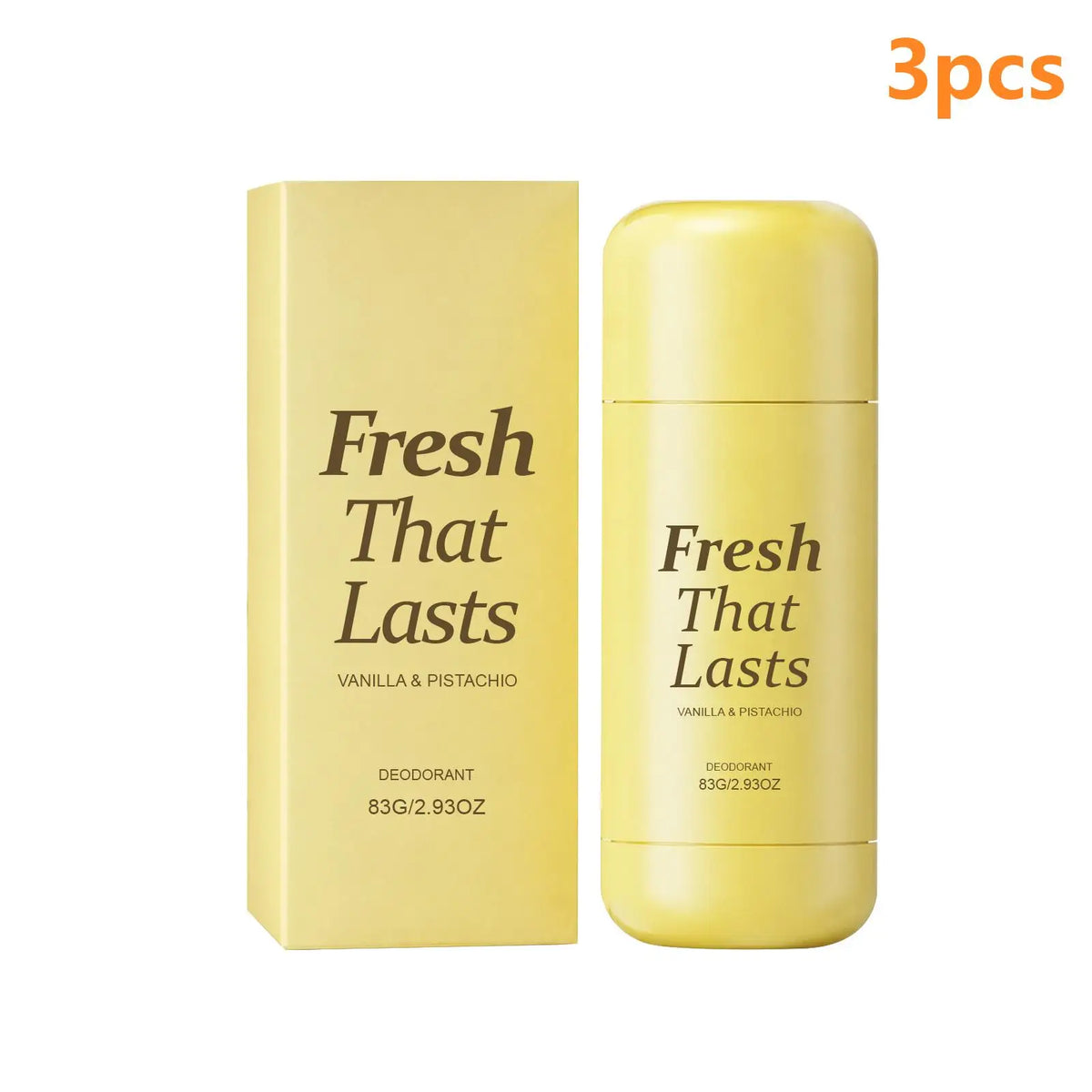 Vanilla Deodorant Stick Anti Odor Remover Refresh Moisturizing Skin Brightening Kojic Acid Turmeric Antiperspirant for Women 83g
