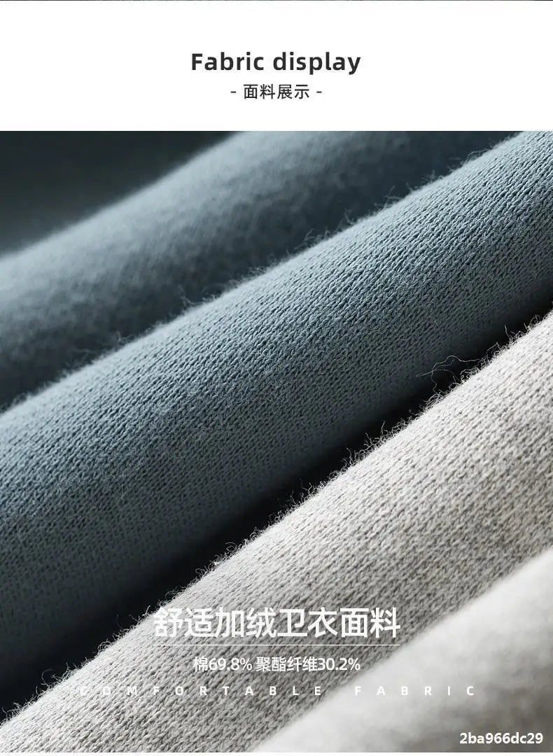Korean Loose Turtleneck Men's Hooded 2025 New Spring and Autumn Trendy Velvet Jacket