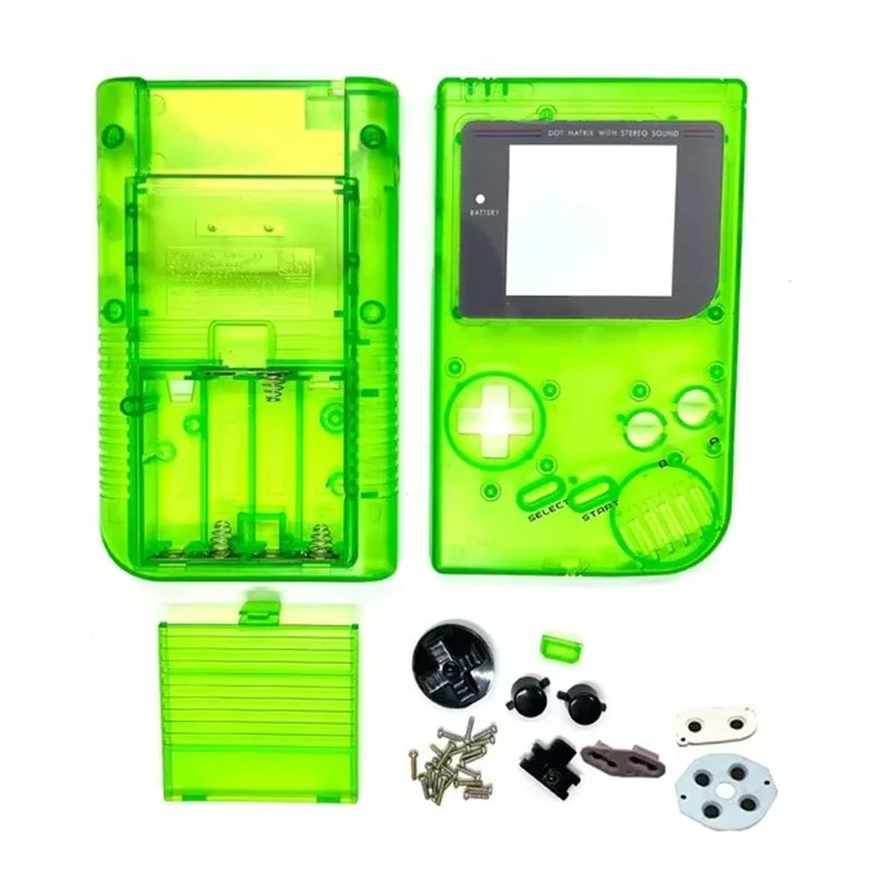For Gameboy Classic GB DMG Shell Replacement Kit High Quality Console Housing With Buttons Conductive Pads Screws Accessories