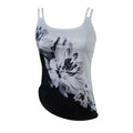 Women's Double Strap Floral Print Tank Top Knit Fitted Top Boho Tank Top Spring Summer Beach Tank Top Daily Lightweight Top