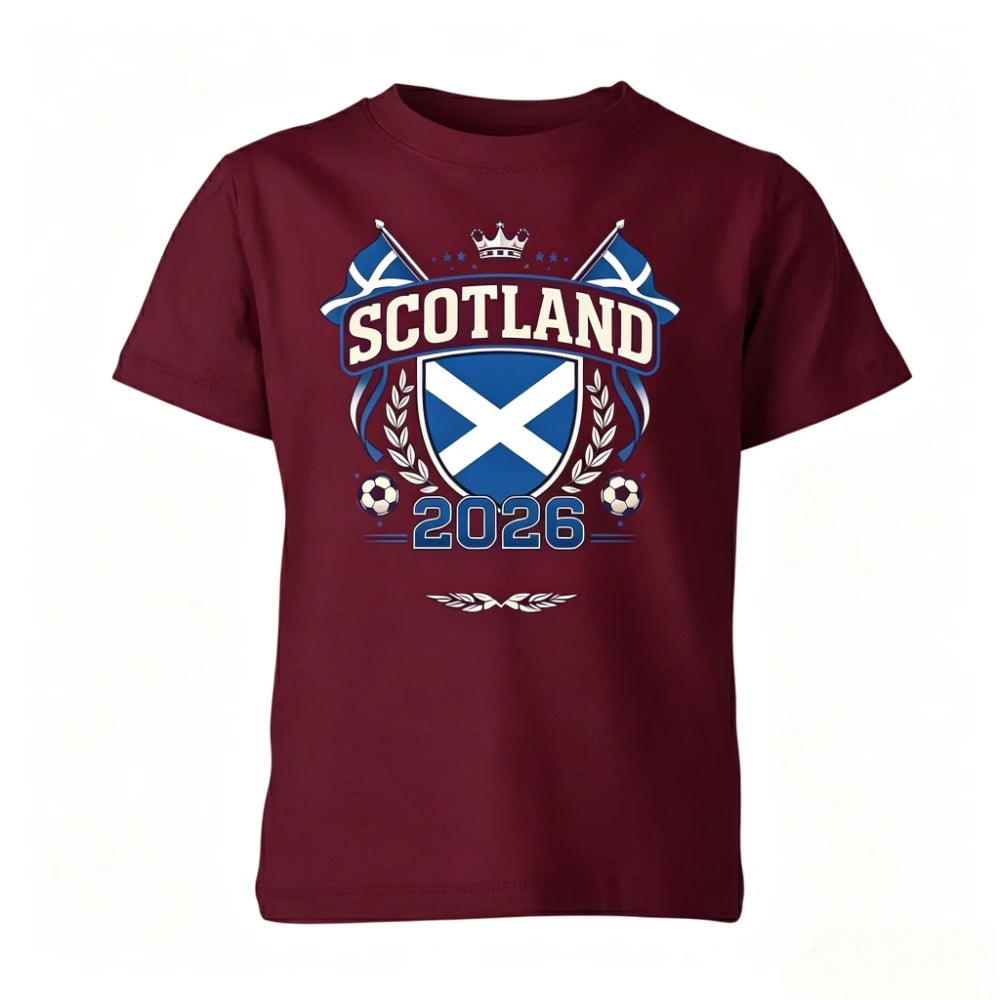 Scotland Supporter T-Shirt 2026 Soccer Part Supplies Clothing Football Fans Gift Shirt Scotland Patriot Men Women Unisex Tshirt