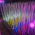 Theme Park Lighting Easy Installation Outdoor Waterproof PMMA Fiber Optic Reed Light
