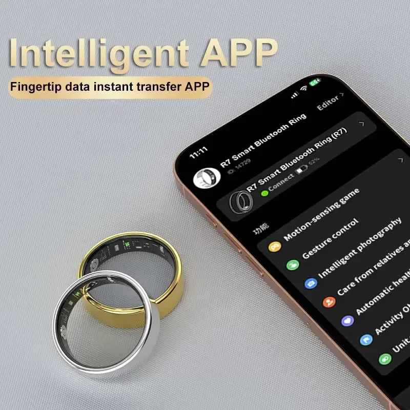 Wholesale 2026 Smart Fitness Ring Waterproof Health Tracker with Video Switching Compatible with IOS Android Unisex