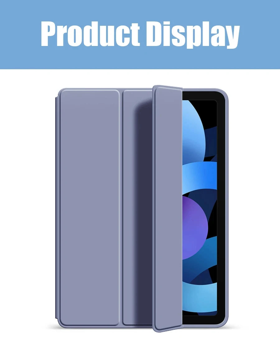 For iPad 11 A16 Case 2025 11inch TPU Tri-Fold Magnetic Stand Tablet Cover Funda For iPad 11th Generation Case A3355 A3356 A3354