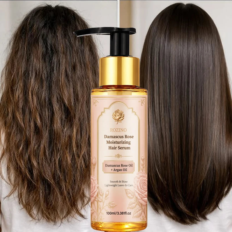 Rozino Bulgarian Damascus Rose Hair Essence – Leave-In Hair Care