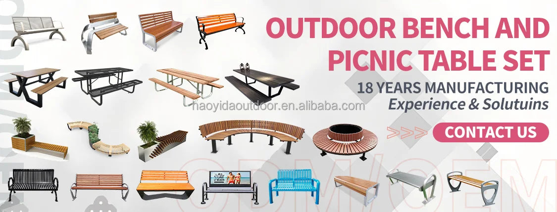 China Factory Wholesale Customized Outdoor Benches  Outdoor Modern Benches According to Customers' Requirements OEM/ODM Benches