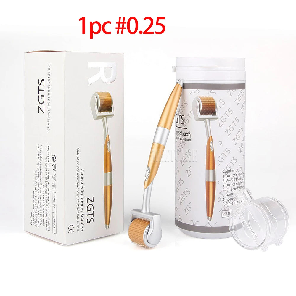 ZGTS 192 Derma Roller  Microneedle 0.25mm 0 Dermaroller Needles Hair Skin Care Tool Face Body Massage Facial Beauty Micro Needle