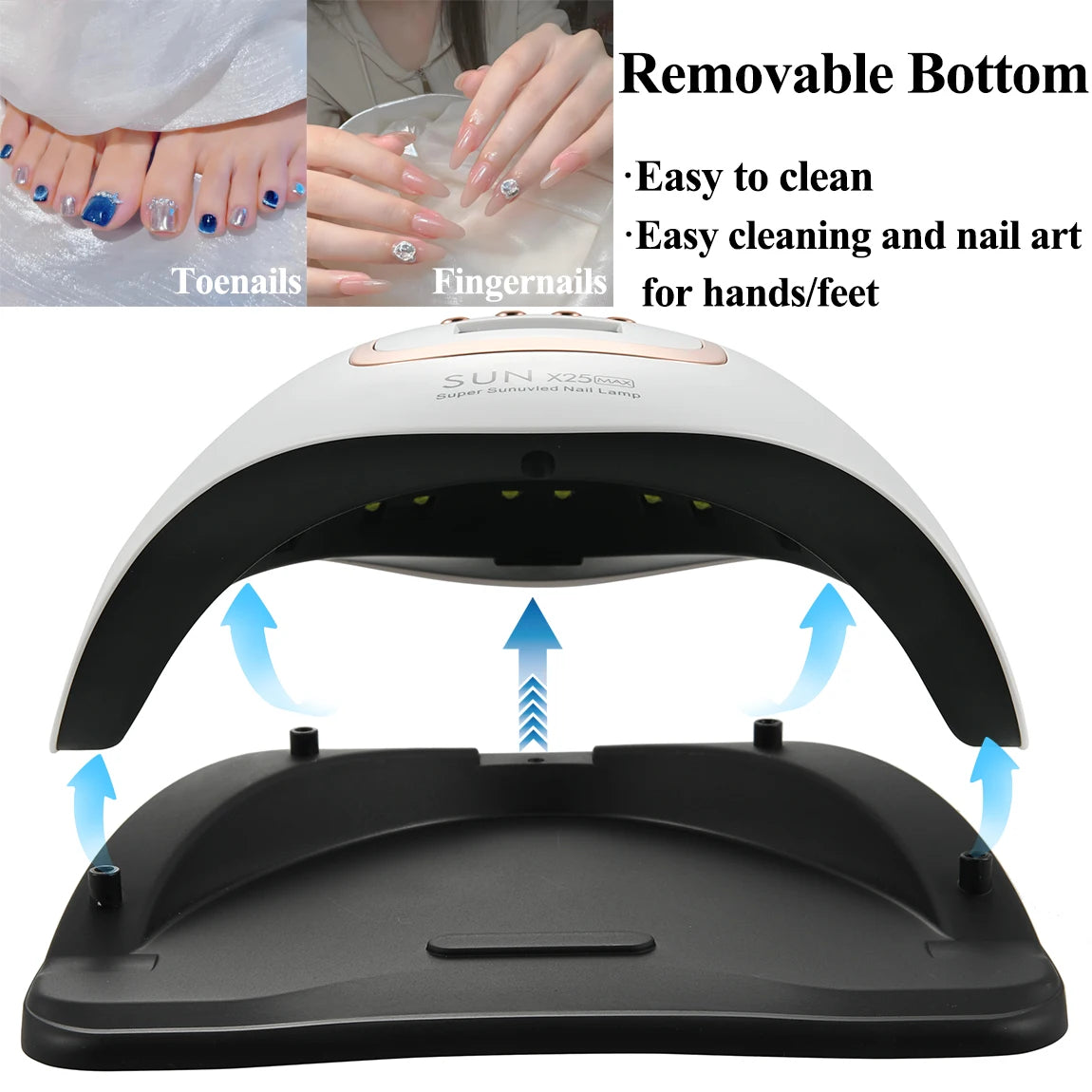 81 LEDs Professional Nail Dryer LED UV Lamp SUN X25 for Nails Gel Polish Dryer Light Nail Art Accessories Curing All Gel Nail
