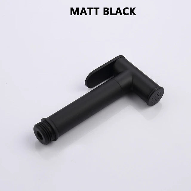 Brass Handheld Toilet Bidet Sprayer Set Accessories Black Bidet Faucet for Bathroom Sprayer Shower Head Self Cleaning White