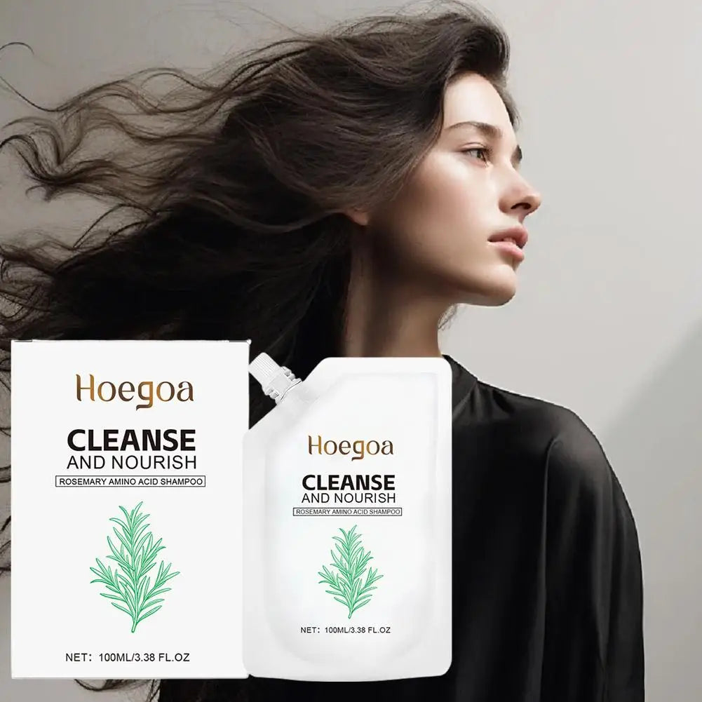Nourishing Pepairing Rosemary Shampoo Damage Hair Deep Cleansing Scalp Oil Control Growth Strengthening Root Volumizing Shampoo