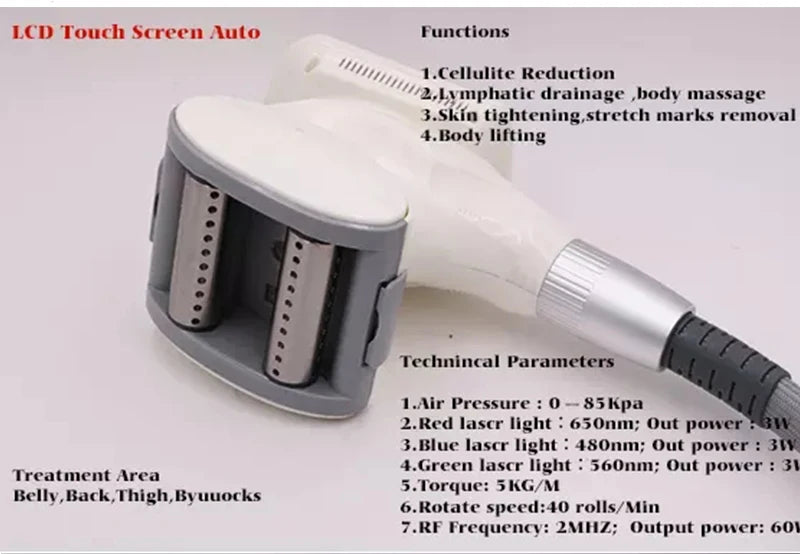 Portable V9 Vela Body Shape Weight loss Vacuum 85Kpa Cavitation Slimming Roller Shaping Massage Machine Fat Removal Face lift