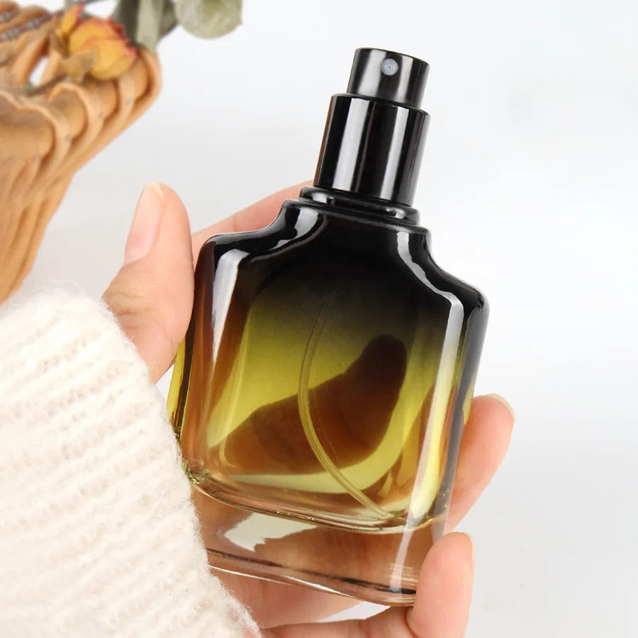 Perfume Bottles 20ml Spray Bottle Refillable Gradient Color Glass Cosmetic Packaging Travel Spray Bottle Portable Mist Atomizer