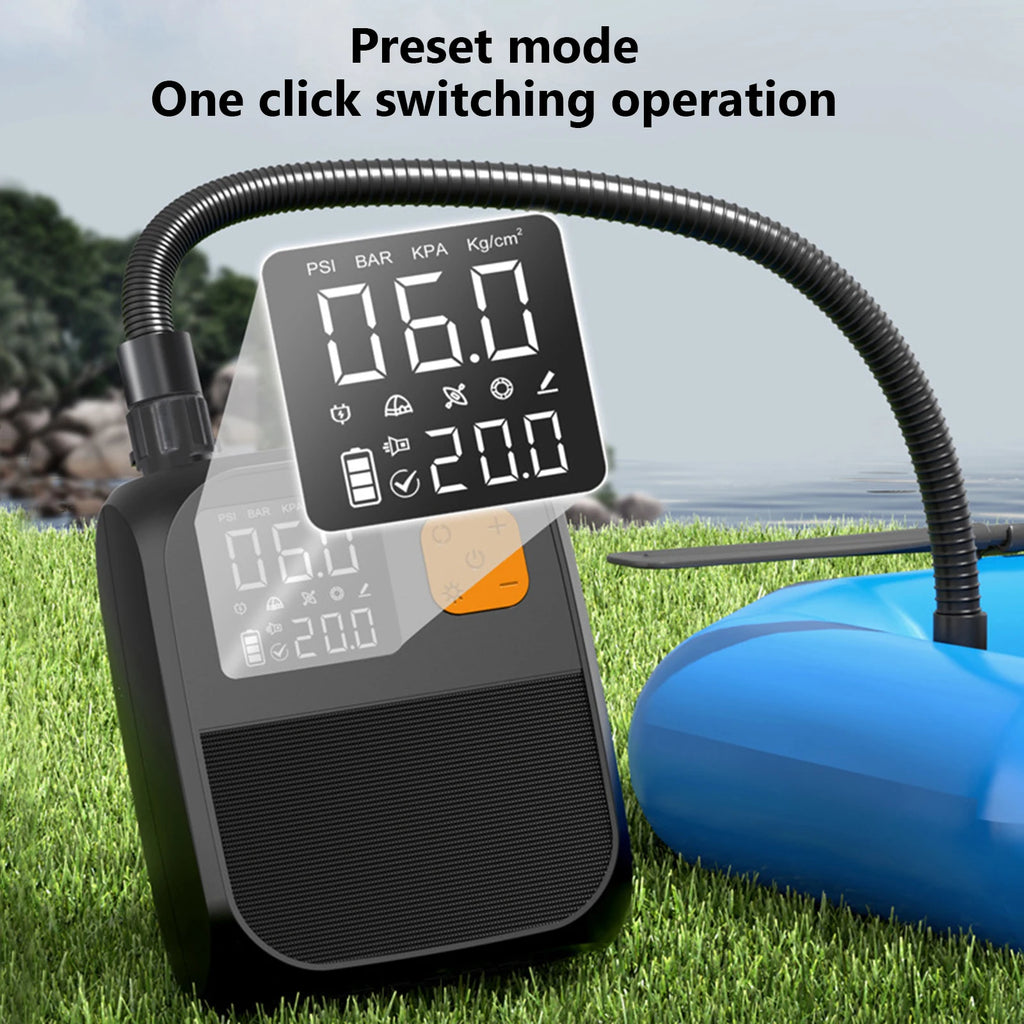 Electric Paddle Board Pump Rechargeable SUP Pump Portable Electric Pump for Paddle Board Inflatable Boats
