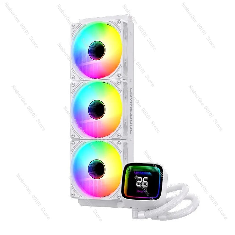 HK integrated water-cooled CPU radiator argb chassis fan