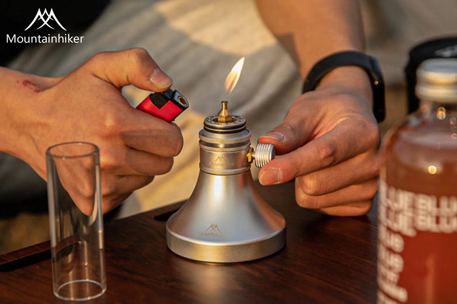 Mountainhiker search banner gas lamp camping gas lamp lighting outdoor camp tent atmosphere lamp gas lamp candle lamp