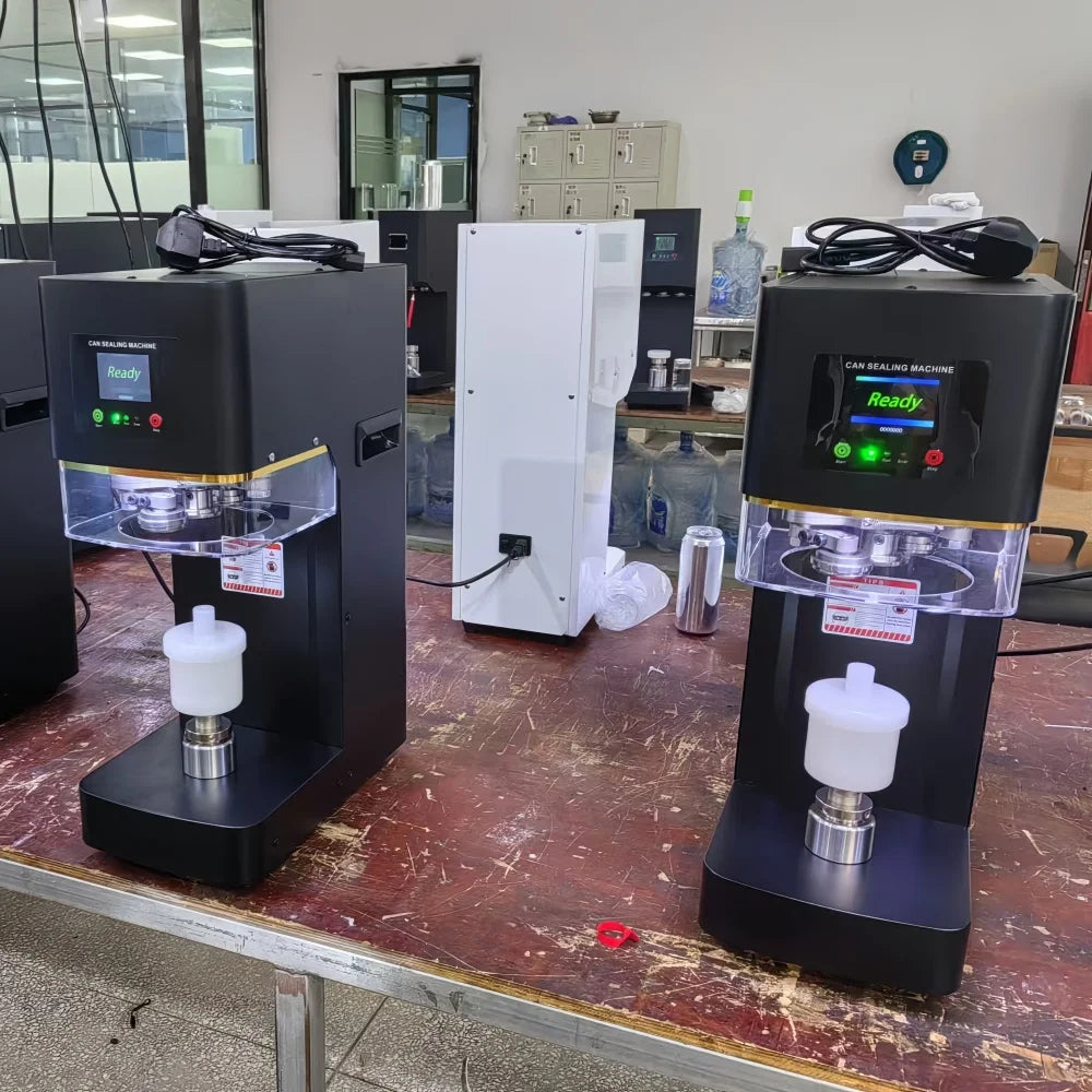 Fully Automatic Can Sealing Machine Commercial Plastic Can Capping  Aluminum Cap Milk Tea Shop Cup  Sealing Machine