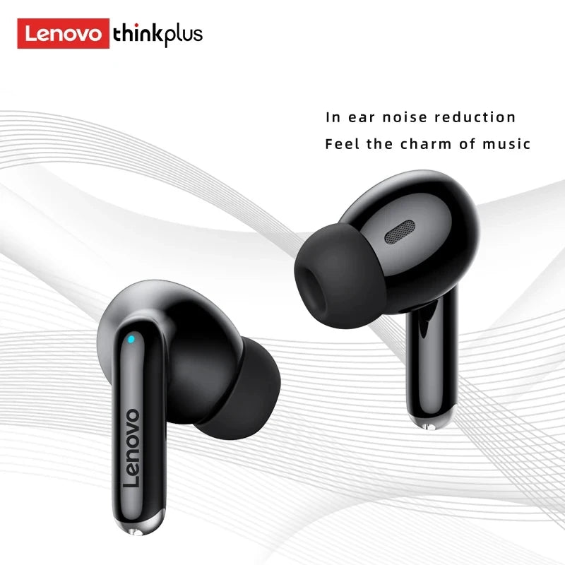 Lenovo Wireless Bluetooth Earphones Comfortable Fit Sweatproof In-Ear HiFi Sound Low Latency Gaming Headsets Sport Earbuds