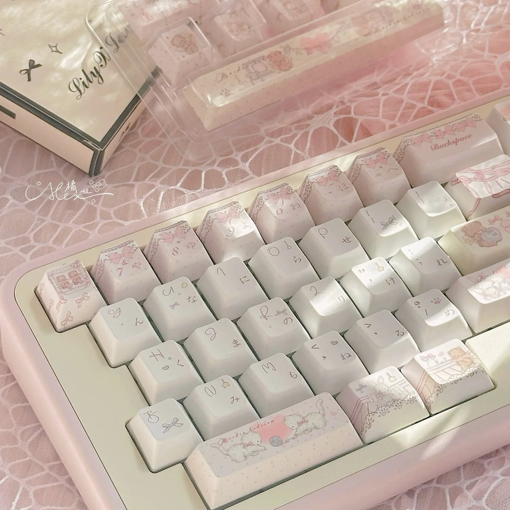 New Theme Keycaps 139 Keys SOA Cherry Profiled PBT Double Shot Japanese Keycaps for MX Switch Alice ANSI ISO Layout Keyboard Kit