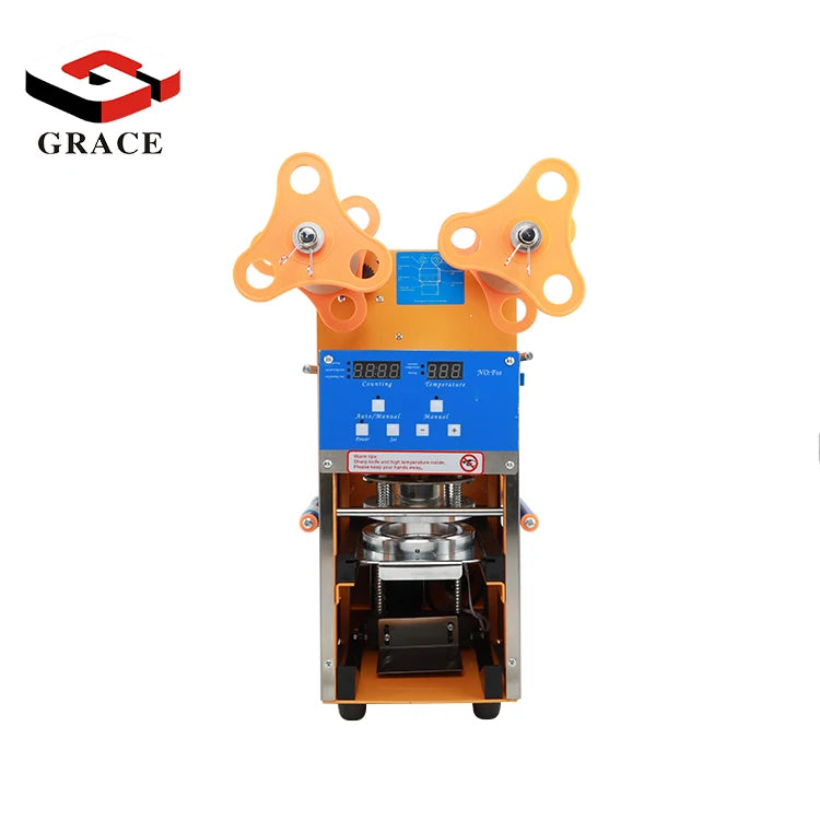 Customizable Automatic Cup Sealer Machine for Milk /Coffee Shops Heat Sealing Equipment for Bottle & Foil Packaging