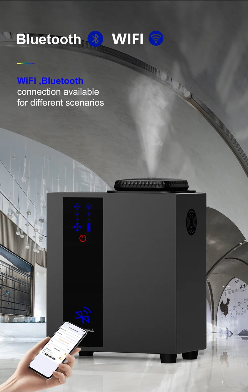 Scent Diffuser Waterless Aromatherapy Diffuser Machine Essential Oil Diffuser for Home Hotel