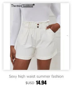 Sexy Black PU Casual Fashion Summer Shorts Women Clothing Goth Faux Leather High Waisted Womens Shorts Y2K Hot Woman Short Pants