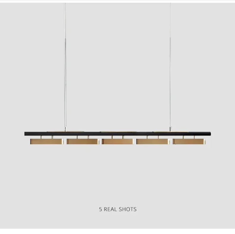 Modern LED Dining Table Chandeliers Minimalist Long Pendant Lights Living Room Coffee Desks Kitchen Home Indoor Lighting Fixture